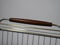 Mid-Century String Newspaper Stand, 1950s 13 Mid-Century String Newspaper Stand, 1950s -Chairish Shop mid century string newspaper stand 1950s 1234