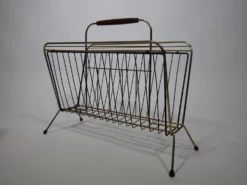 Mid-Century String Newspaper Stand, 1950s 11 Mid-Century String Newspaper Stand, 1950s -Chairish Shop mid century string newspaper stand 1950s 2990