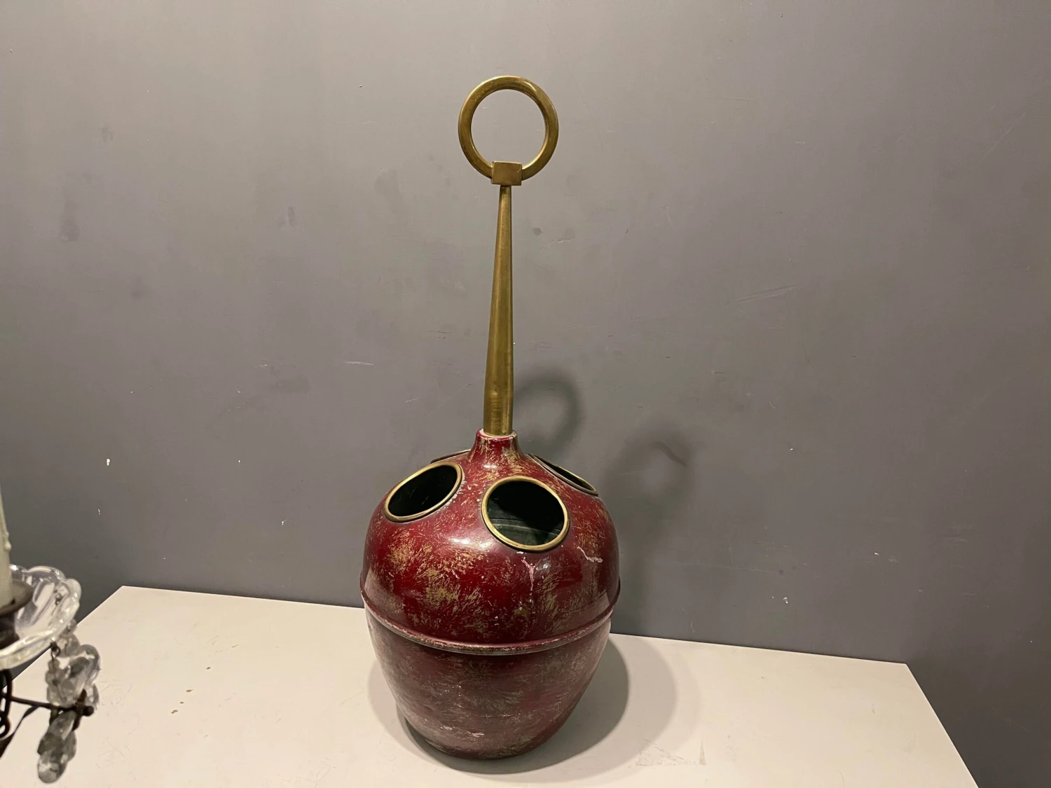 Mid-Century Umbrella Stand In Brass, 1970s 2 Mid-Century Umbrella Stand In Brass, 1970s - Image 2