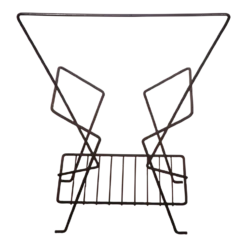 Mid Century Wire Magazine Rack By Richard Galef