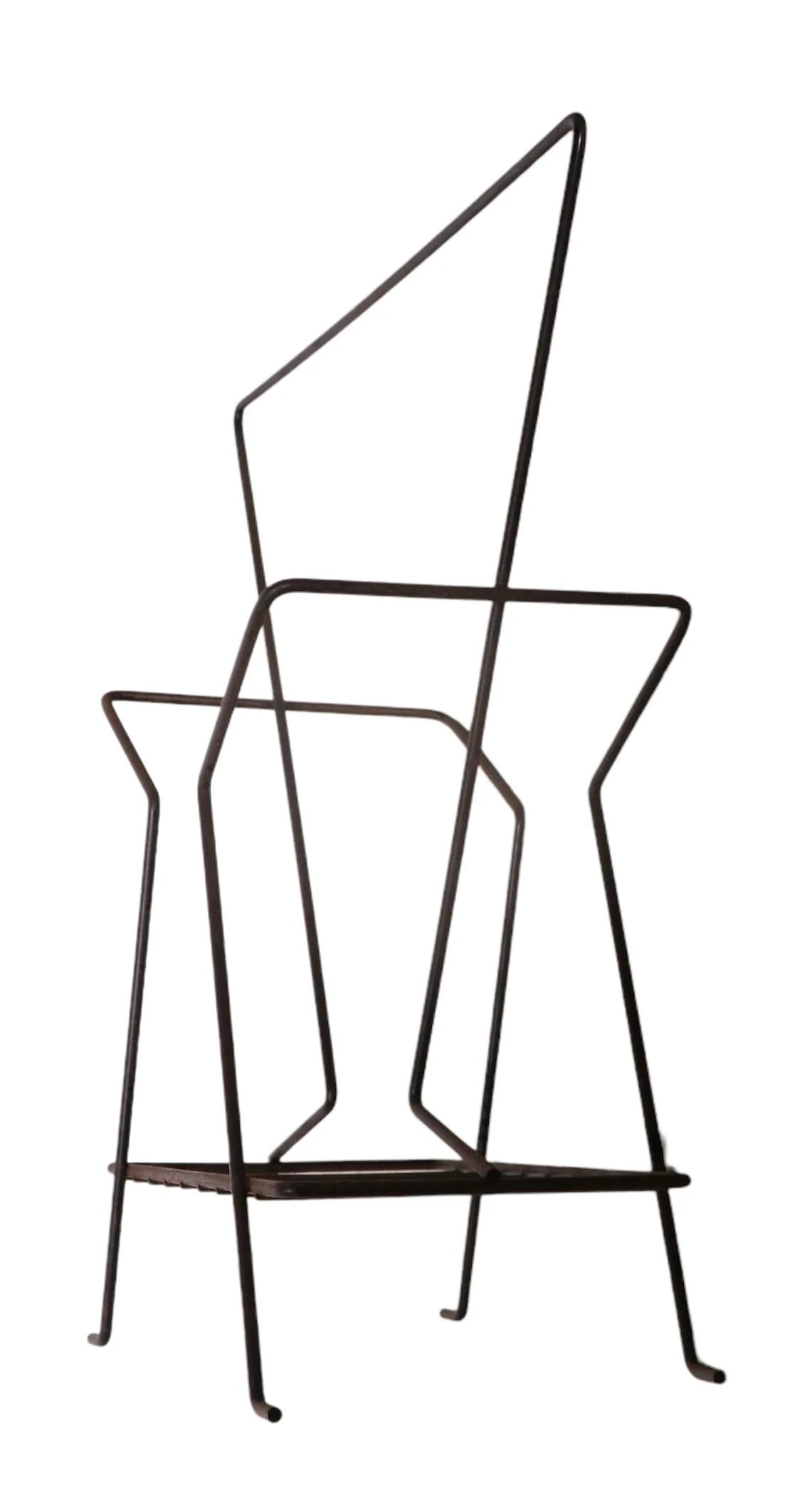 Mid Century Wire Magazine Rack By Richard Galef 6 Mid Century Wire Magazine Rack By Richard Galef - Image 6