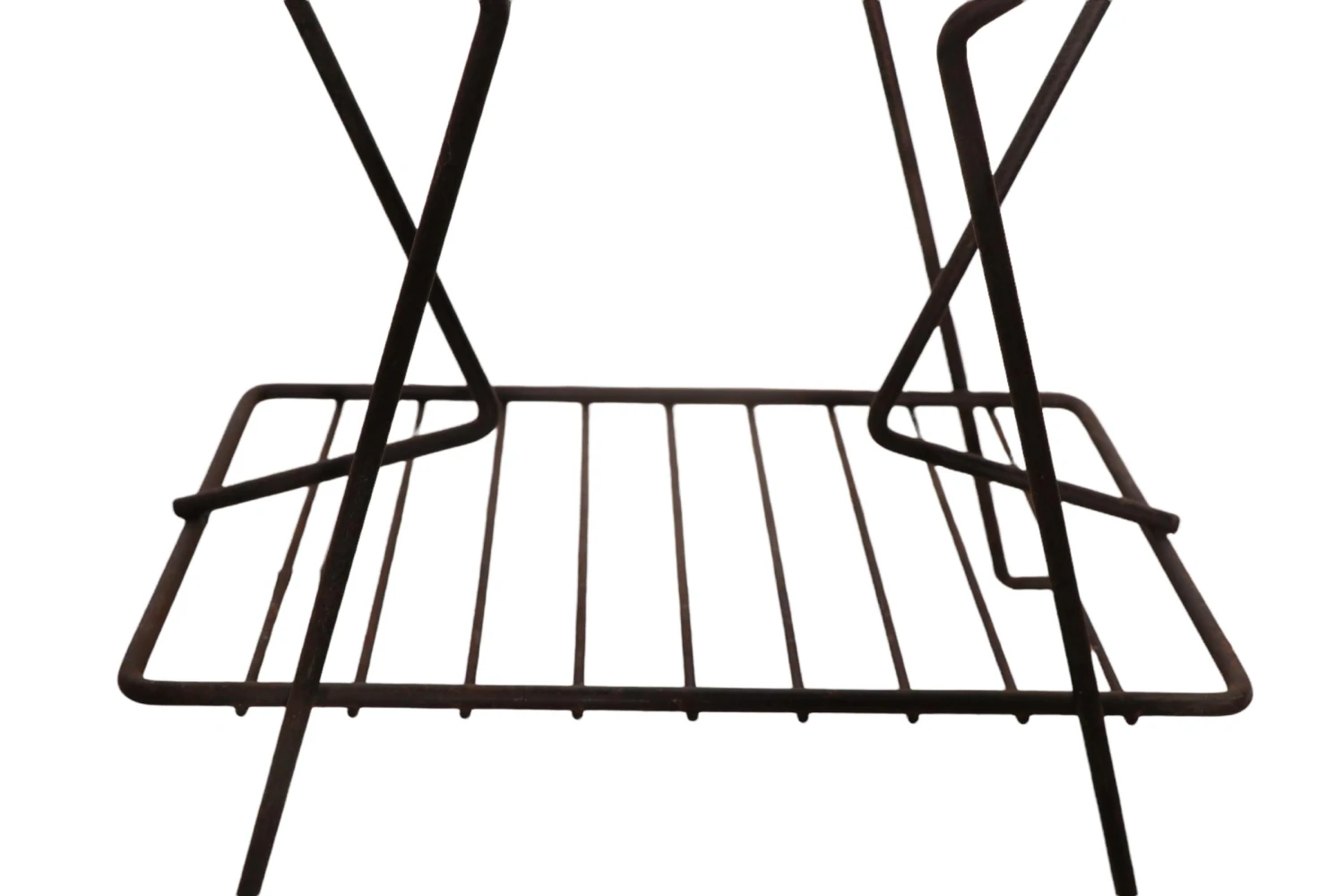Mid Century Wire Magazine Rack By Richard Galef 2 Mid Century Wire Magazine Rack By Richard Galef - Image 2