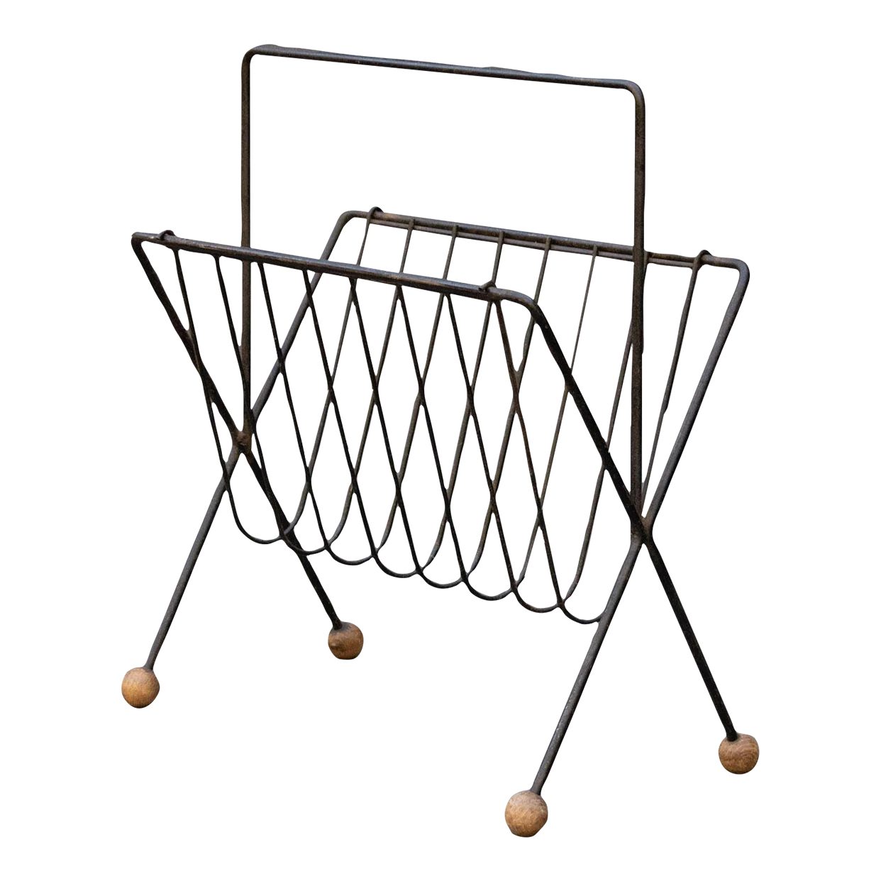 Mid Century Wire Magazine Rack By Tony Paul 1 Mid Century Wire Magazine Rack By Tony Paul