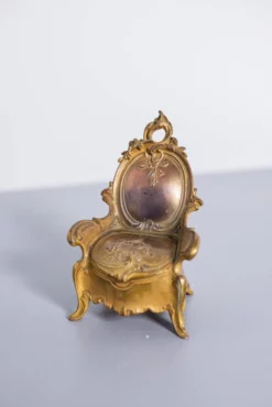 Miniature Model Of Jewelry Box In Gilded Bronze -Chairish Shop miniature model of jewelry box in gilded bronze 2737