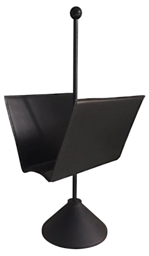 Minimalist Italian Magazine Rack By Porada Arredi, 1980s 1 Minimalist Italian Magazine Rack By Porada Arredi, 1980s