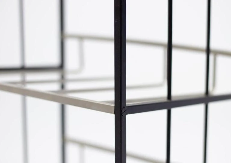 Modernist Steel Magazine Stand 5 Modernist Steel Magazine Stand - Image 5