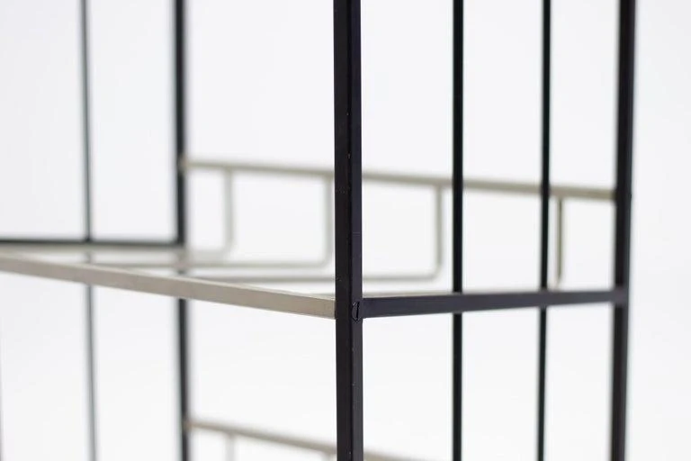 Modernist Steel Magazine Stand 6 Modernist Steel Magazine Stand - Image 6