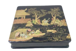 Napoleon III Period Paper Mache Decorated Box -Chairish Shop napoleon iii period paper mache decorated box 0672 scaled