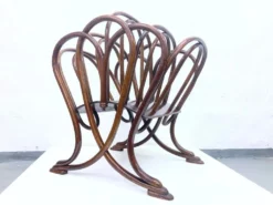 No. 1 Bugholz Newspaper Stand From Gebrüder Thonet, 1890s -Chairish Shop no 1 bugholz newspaper stand from gebruder thonet 1890s 3768