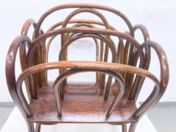 No. 1 Bugholz Newspaper Stand From Gebrüder Thonet, 1890s -Chairish Shop no 1 bugholz newspaper stand from gebruder thonet 1890s 4214