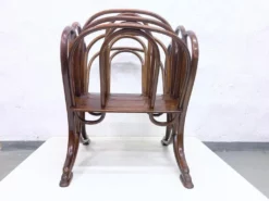 No. 1 Bugholz Newspaper Stand From Gebrüder Thonet, 1890s -Chairish Shop no 1 bugholz newspaper stand from gebruder thonet 1890s 9786