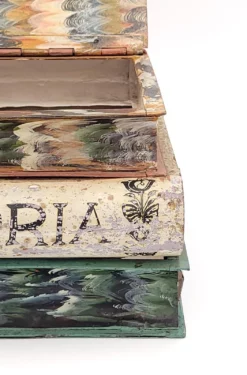 Oversized Tole Book Stack, France Circa 1900 17 Oversized Tole Book Stack, France Circa 1900 -Chairish Shop oversized tole book stack france circa 1900 8266