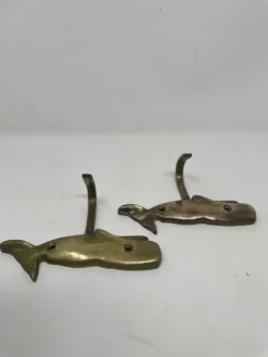 Pair Brass Whale Coat Hooks 15 Pair Brass Whale Coat Hooks -Chairish Shop pair brass whale coat hooks 7192