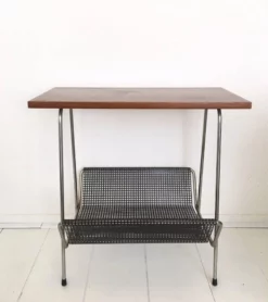 Pilastro Style Metal And Teak Magazine Rack, 1950s -Chairish Shop pilastro style metal and teak magazine rack 1950s 2795