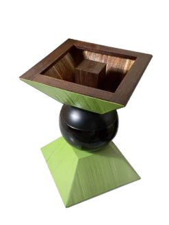 PIRAMIDE Magazine Rack By Pietro Meccani For Meccani Design