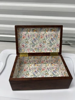 Plum Pudding Mahogany Wood Box With Ebonized Walnut Trim -Chairish Shop plum pudding mahogany wood box with ebonized walnut trim 2432