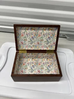 Plum Pudding Mahogany Wood Box With Ebonized Walnut Trim -Chairish Shop plum pudding mahogany wood box with ebonized walnut trim 7255