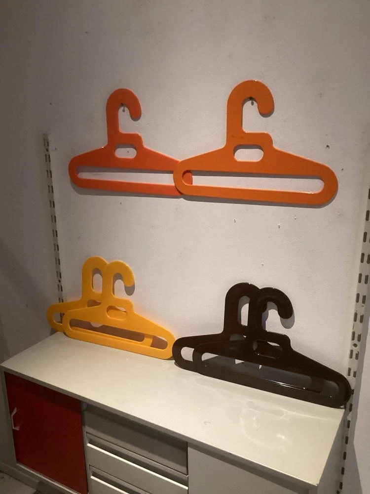 Pop Art Coat Hangers, 1970s, Set Of 6 2 Pop Art Coat Hangers, 1970s, Set Of 6 - Image 2