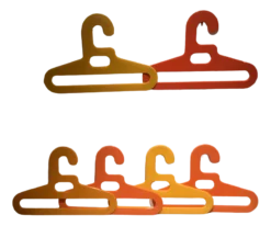 Pop Art Coat Hangers In The Style Of Ingo Maurer, 1970s, Set Of 6