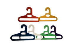 Pop Art Multi Colors Coat Hangers, 1970s, Set Of 6