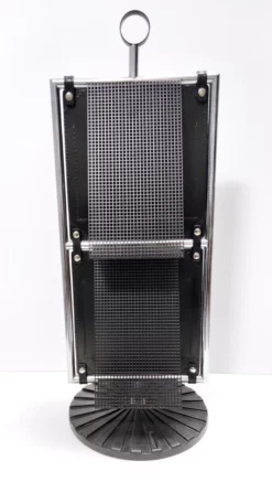 Postmodern Leather And Chrome-Plated Metal Magazine Rack From Salmistraro, Italy, 1980s 16 Postmodern Leather And Chrome-Plated Metal Magazine Rack From Salmistraro, Italy, 1980s -Chairish Shop postmodern leather and chrome plated metal magazine rack from salmistraro italy 1980s 0210