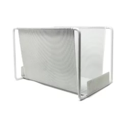 Postmodern White Stamped Metal Magazine Rack -Chairish Shop postmodern white stamped metal magazine rack 2157 scaled