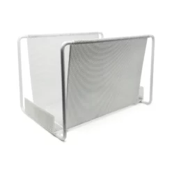 Postmodern White Stamped Metal Magazine Rack -Chairish Shop postmodern white stamped metal magazine rack 8051 scaled