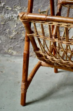Rattan Magazine Rack, 1960s 13 Rattan Magazine Rack, 1960s -Chairish Shop rattan magazine rack 1960s 2114