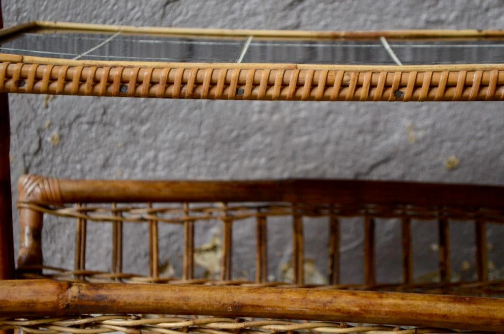 Rattan Magazine Rack, 1960s 10 Rattan Magazine Rack, 1960s - Image 10