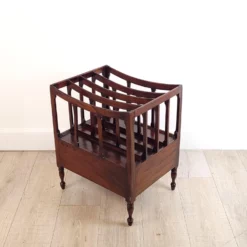 Regency Period Mahogany Canterbury, Circa 1820 16 Regency Period Mahogany Canterbury, Circa 1820 -Chairish Shop regency period mahogany canterbury circa 1820 0839