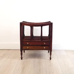Regency Period Mahogany Canterbury, Circa 1820 12 Regency Period Mahogany Canterbury, Circa 1820 -Chairish Shop regency period mahogany canterbury circa 1820 4899