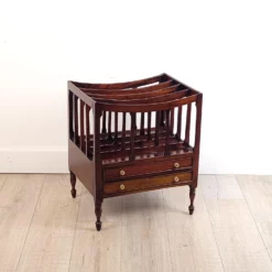 Regency Period Mahogany Canterbury, Circa 1820 19 Regency Period Mahogany Canterbury, Circa 1820 -Chairish Shop regency period mahogany canterbury circa 1820 7468