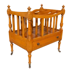 Regency Style Boxwood Canterbury Commemorating Graniteville Mill