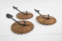 Scandinavian Coat Hooks In Wood, Wicker & Iron, 1960s, Set Of 3 10 Scandinavian Coat Hooks In Wood, Wicker & Iron, 1960s, Set Of 3 -Chairish Shop scandinavian coat hooks in wood wicker and iron 1960s set of 3 8106