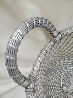 Set Of 2 Vintage French Aluminum Baskets -Chairish Shop set of 2 vintage french aluminum baskets 0571