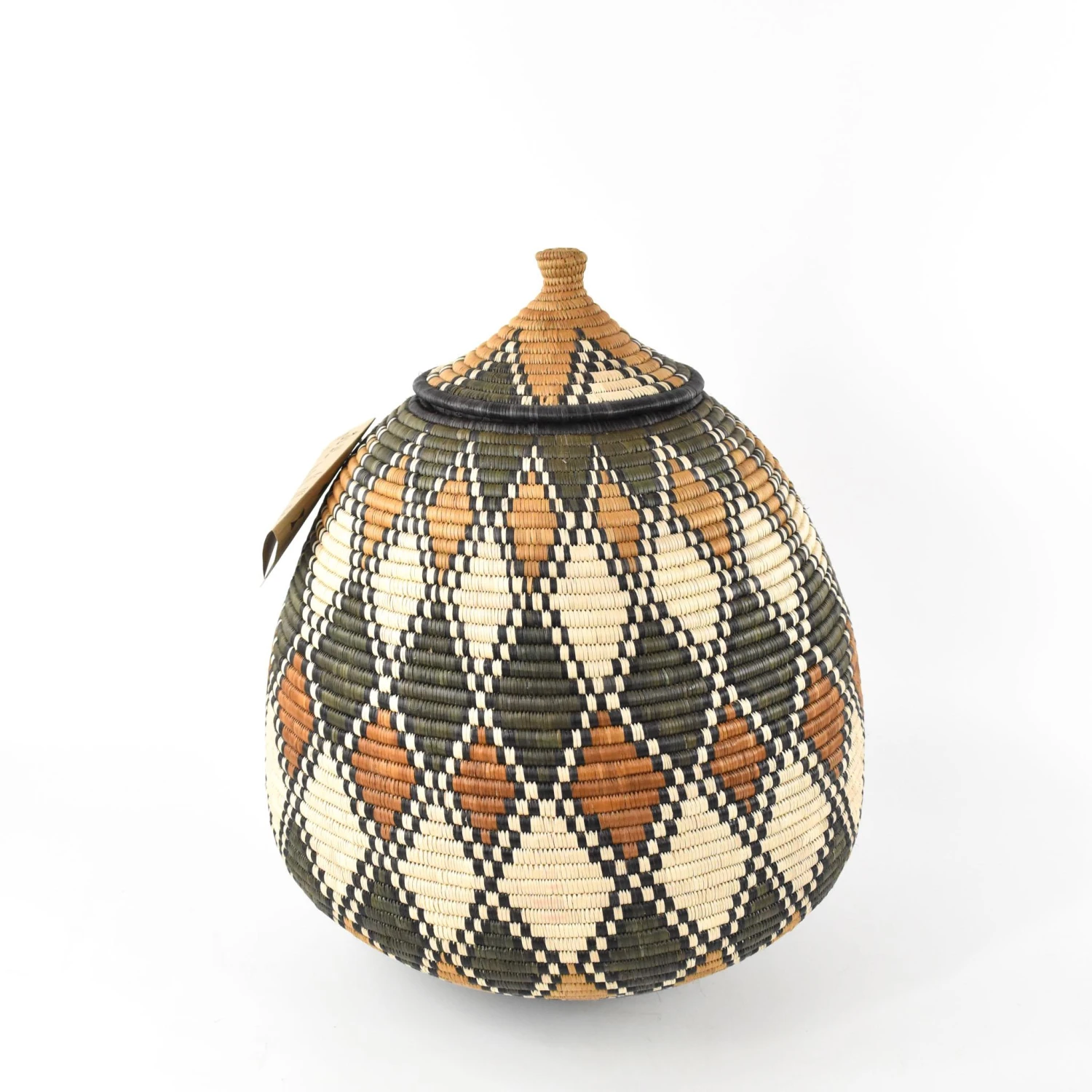 South African Contemporary Lidded Basket 4 South African Contemporary Lidded Basket - Image 4