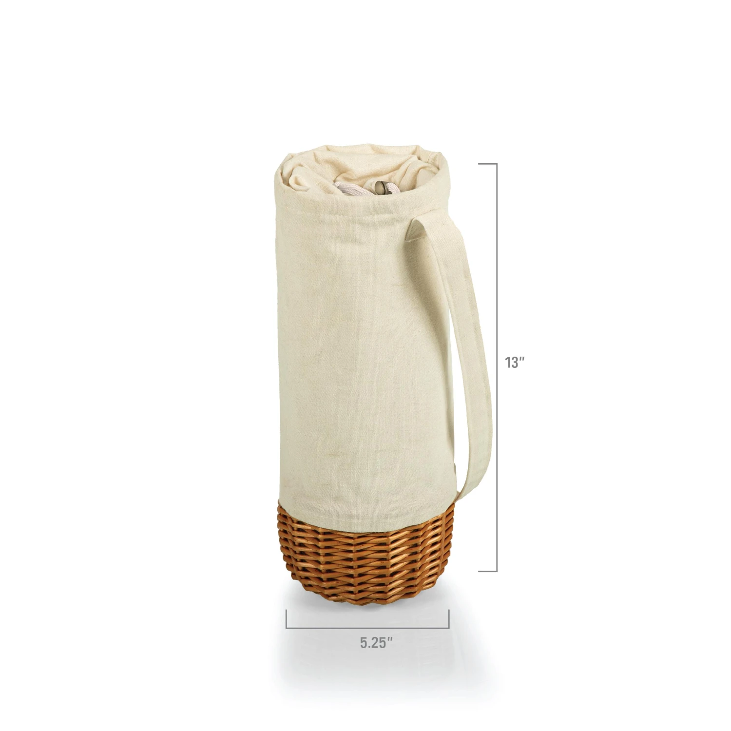 The Malbec Wine Basket, Antique White 4 The Malbec Wine Basket, Antique White - Image 4