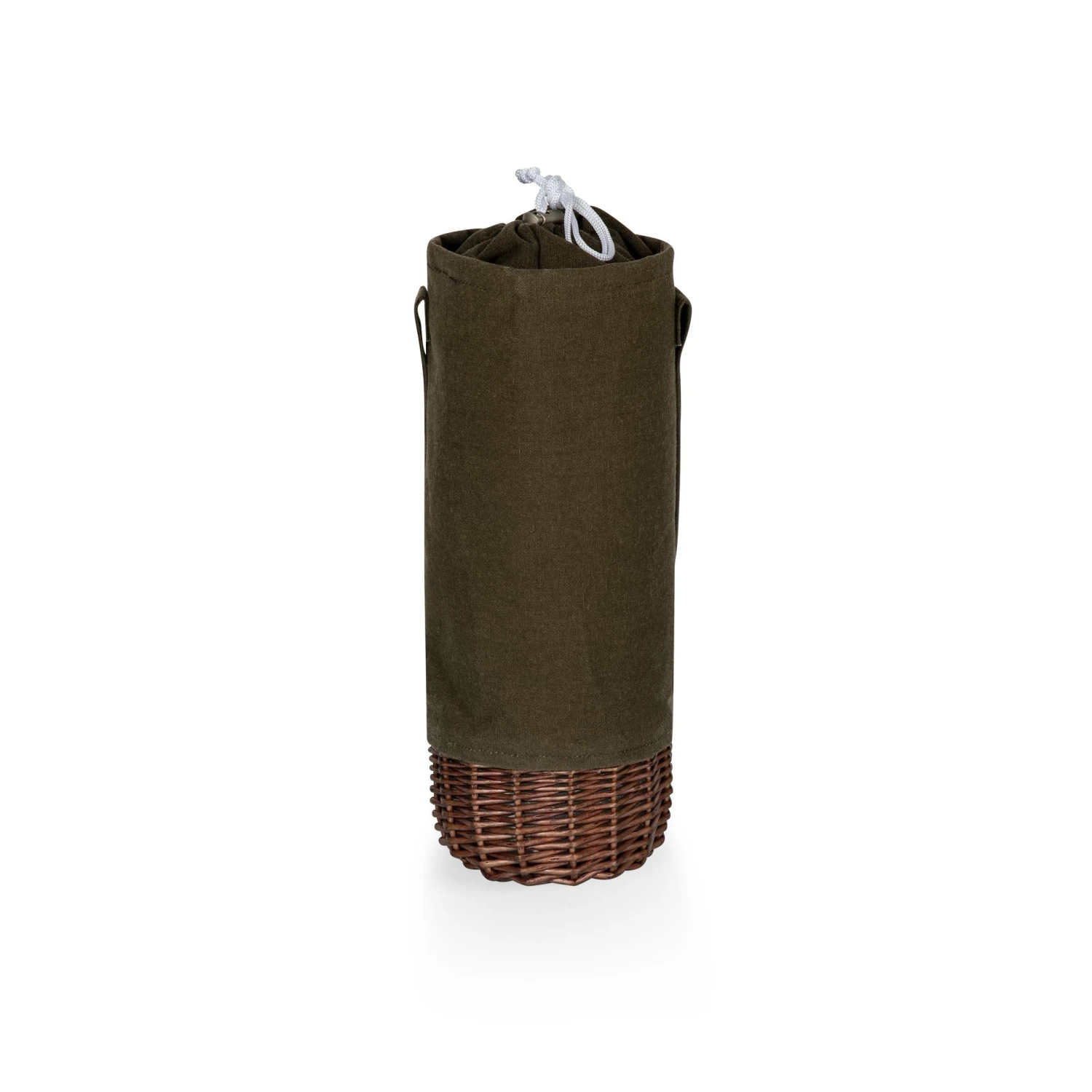 The Malbec Wine Basket, Khaki Green 6 The Malbec Wine Basket, Khaki Green - Image 6