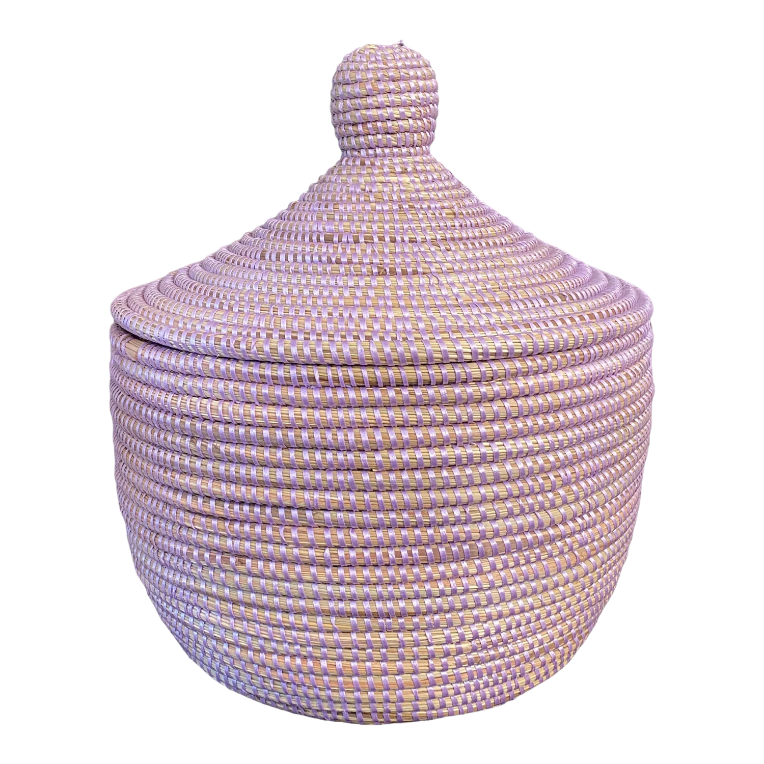 Tribal Basket With Lid Senegal West Africa 1 Tribal Basket With Lid Senegal West Africa