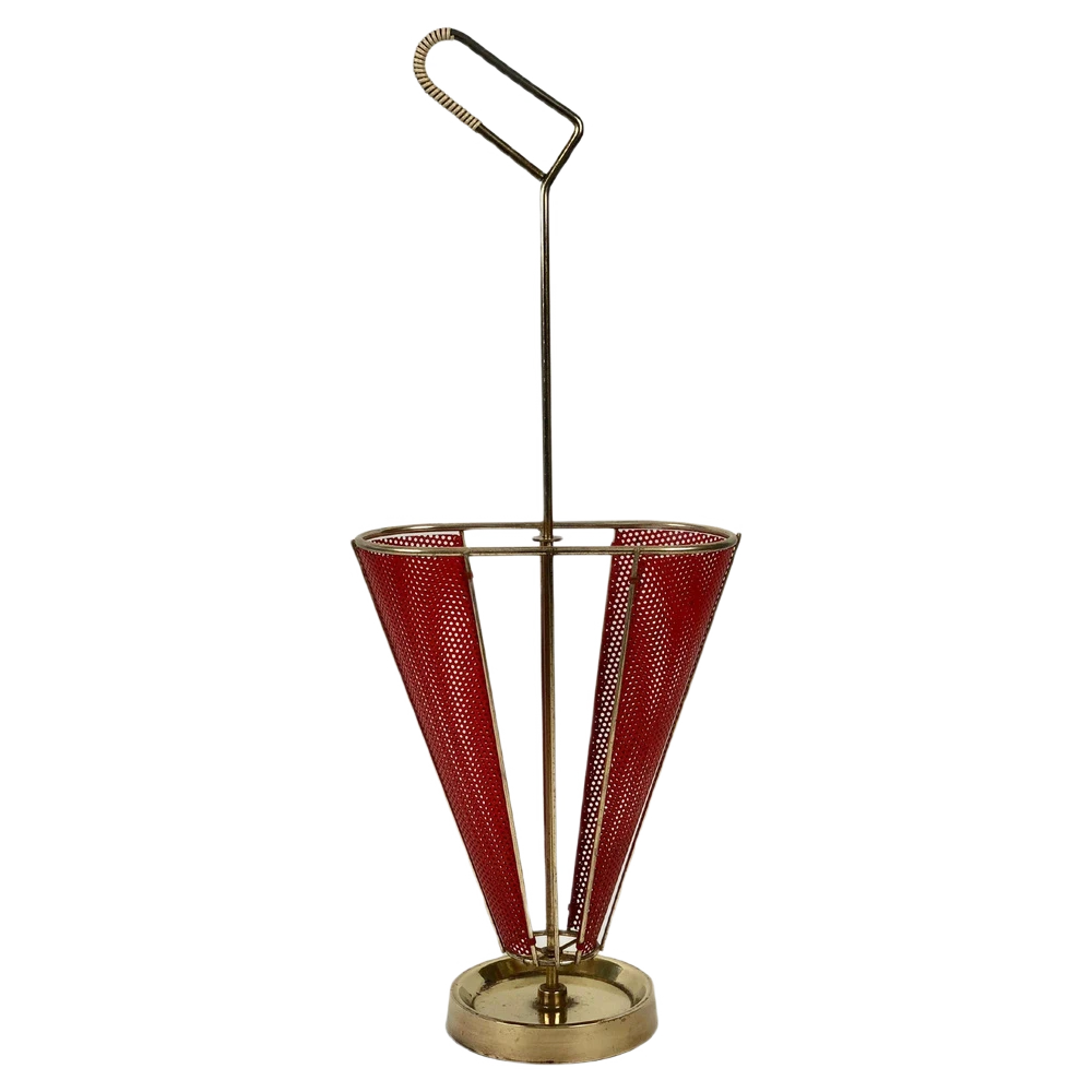 Umbrella Stand By Mathieu Mategot, France, 1950s 1 Umbrella Stand By Mathieu Mategot, France, 1950s