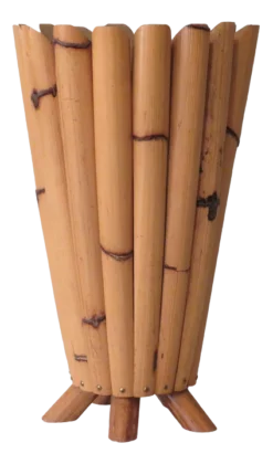 Umbrella Stand In Bamboo, France, 1950s