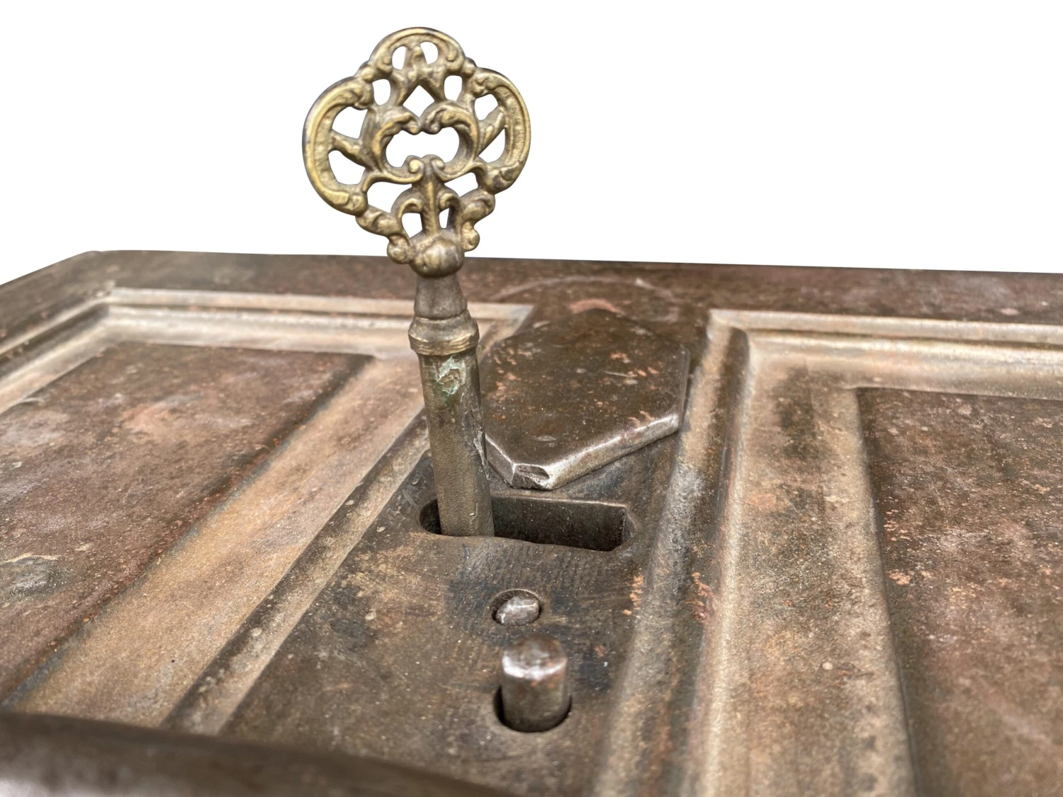 Unusual English Iron Strong Box By W. Graham & Son, London 9 Unusual English Iron Strong Box By W. Graham & Son, London - Image 9