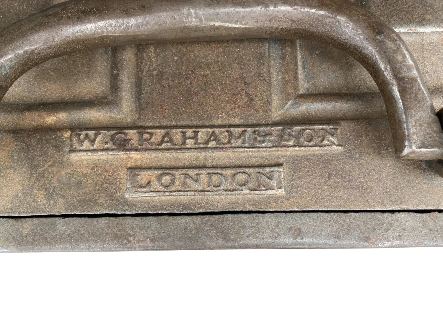 Unusual English Iron Strong Box By W. Graham & Son, London 6 Unusual English Iron Strong Box By W. Graham & Son, London - Image 6