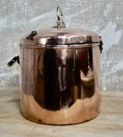 Victorian Copper & Brass Hat Tin 13 Victorian Copper & Brass Hat Tin -Chairish Shop victorian copper and brass hat tin 6274