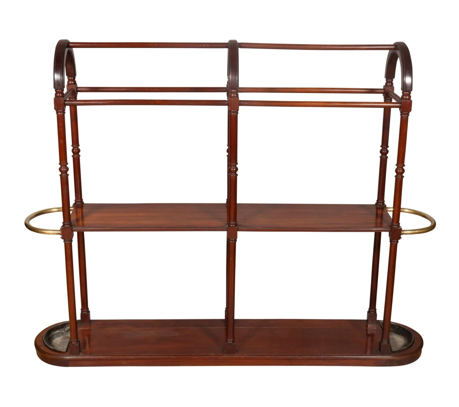 Victorian Mahogany Entrance Hall Boot And Umbrella Stand 2 Victorian Mahogany Entrance Hall Boot And Umbrella Stand - Image 2