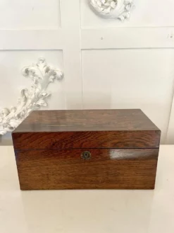 Victorian Rosewood Tea Caddy, 1860a -Chairish Shop victorian rosewood tea caddy 1860a 5812