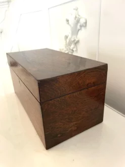Victorian Rosewood Tea Caddy, 1860a -Chairish Shop victorian rosewood tea caddy 1860a 5829