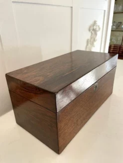 Victorian Rosewood Tea Caddy, 1860a -Chairish Shop victorian rosewood tea caddy 1860a 9421