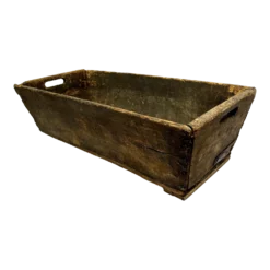 Vintage 1930s French Wine/Champagne Shallow Wood Market Crate