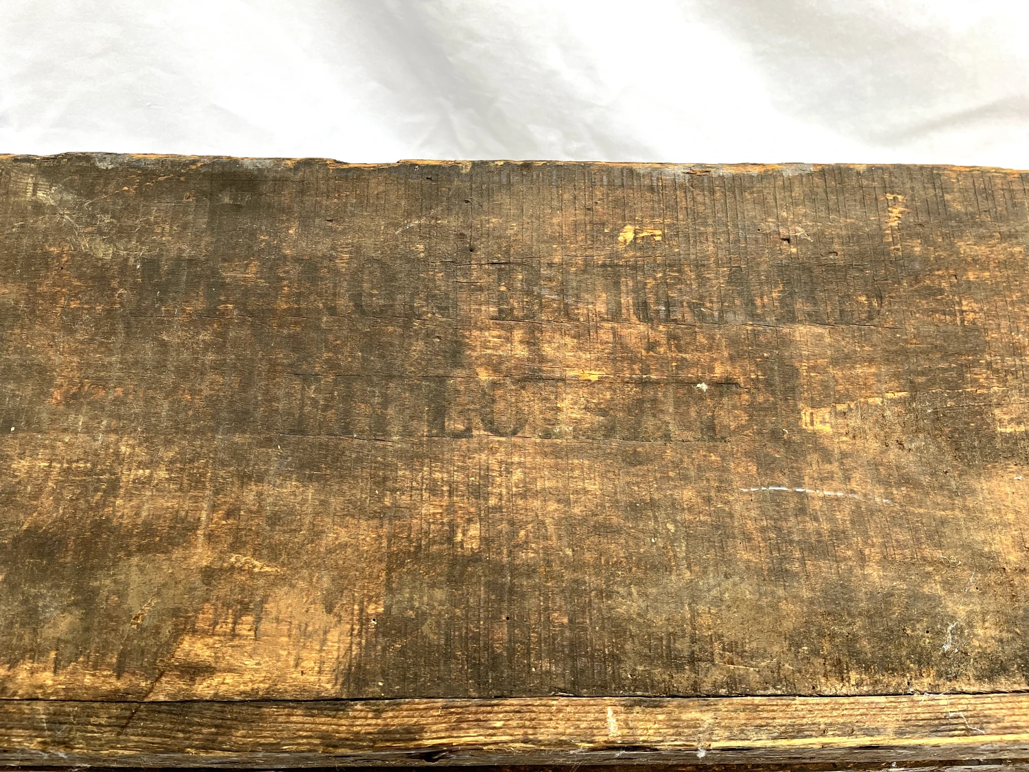 Vintage 1930s French Wine/Champagne Shallow Wood Market Crate 8 Vintage 1930s French Wine/Champagne Shallow Wood Market Crate - Image 8